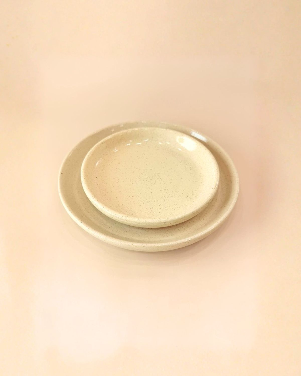 Assiette Corps - Grès Moucheté