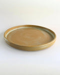 Grande Assiette Empreinte - Ocre